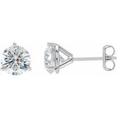 14K White Gold 3/4 CTW Natural Diamond Stud Earrings
