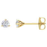 14K Yellow Gold 3/4 CTW Natural Diamond Stud Earrings