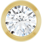 14K Yellow Gold 1/3 CT Natural Diamond Slide Pendant