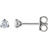 14K White Gold 1/5 CTW Lab-Grown Diamond Stud Earrings
