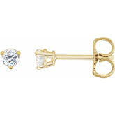 14K Yellow Gold 1/5 CTW Natural Diamond Earrings