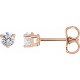 14K Rose Gold 1/3 CTW Natural Diamond Earrings