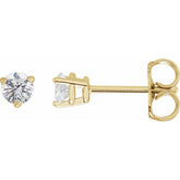 14K Yellow Gold 1/3 CTW Natural Diamond Earrings