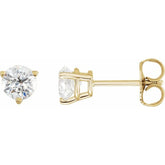 14K Yellow Gold 3/4 CTW Natural Diamond Earrings