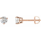 14K Rose Gold 3/8 CTW Natural Diamond Earrings
