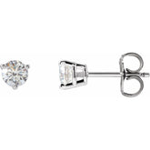 14K White Gold 1/2 CTW Lab-Grown Diamond Earrings