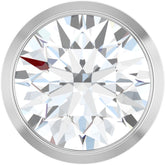 14K White Gold 3/4 CT Natural Diamond Slide Pendant
