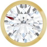14K Yellow Gold 3/4 CT Natural Diamond Slide Pendant