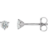 14K White Gold 1/4 CTW Natural Diamond Stud Earrings