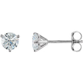 14K White Gold 3/4 CTW Natural Diamond Stud Earrings