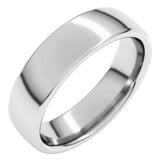 10K White Gold 5.5 mm Comfort-Fit European-Style Band Size 10