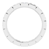 Platinum 9/10 CTW Natural Diamond Eternity Band Size 7