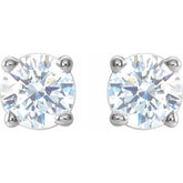 14K White Gold 1/3 CTW Natural Diamond Earrings