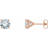 14K Rose Gold 2 CTW Natural Diamond Cocktail-Style Earrings