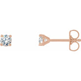 14K Rose Gold 1/3 CTW Natural Diamond Cocktail-Style Earrings