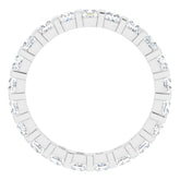 Platinum 1 1/2 CTW Natural Diamond Eternity Band Size 6