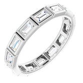 Platinum 1 1/6 CTW Natural Diamond Eternity Band Size 6