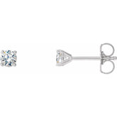 14K White Gold 1/2 CTW Natural Diamond Cocktail-Style Earrings
