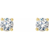 14K Yellow Gold 1/3 CTW Natural Diamond Cocktail-Style Earrings