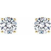 14K Yellow Gold 3/4 CTW Natural Diamond Cocktail-Style Earrings