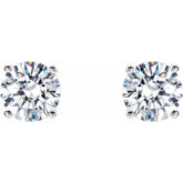 14K White Gold 1 CTW Natural Diamond Cocktail-Style Earrings