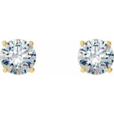 14K Yellow Gold 1/2 CTW Natural Diamond Cocktail-Style Earrings