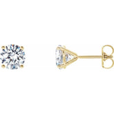 14K Yellow Gold 1 CTW Natural Diamond Cocktail-Style Earrings