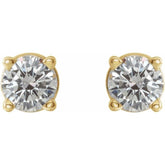14K Yellow Gold 1/3 CTW Natural Diamond Earrings