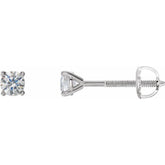 14K White Gold 1/5 CTW Natural Diamond Cocktail-Style Earrings