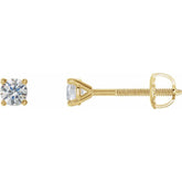 14K Yellow Gold 1/8 CTW Natural Diamond Cocktail-Style Earrings