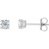 14K White Gold 1/2 CTW Lab-Grown Diamond Earrings
