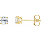 14K Yellow Gold 5/8 CTW Lab-Grown Diamond Stud Earrings