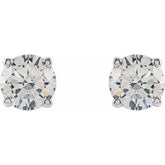 14K White Gold 5/8 CTW Lab-Grown Diamond Stud Earrings
