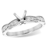 14KT Gold Semi-Mount Engagement Ring