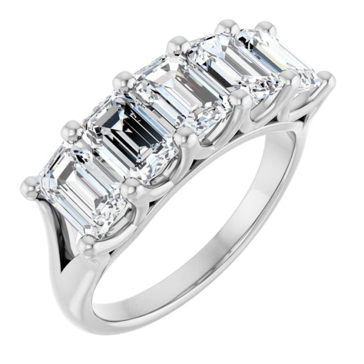 Platinum 3 CTW Natural Diamond Anniversary Band
