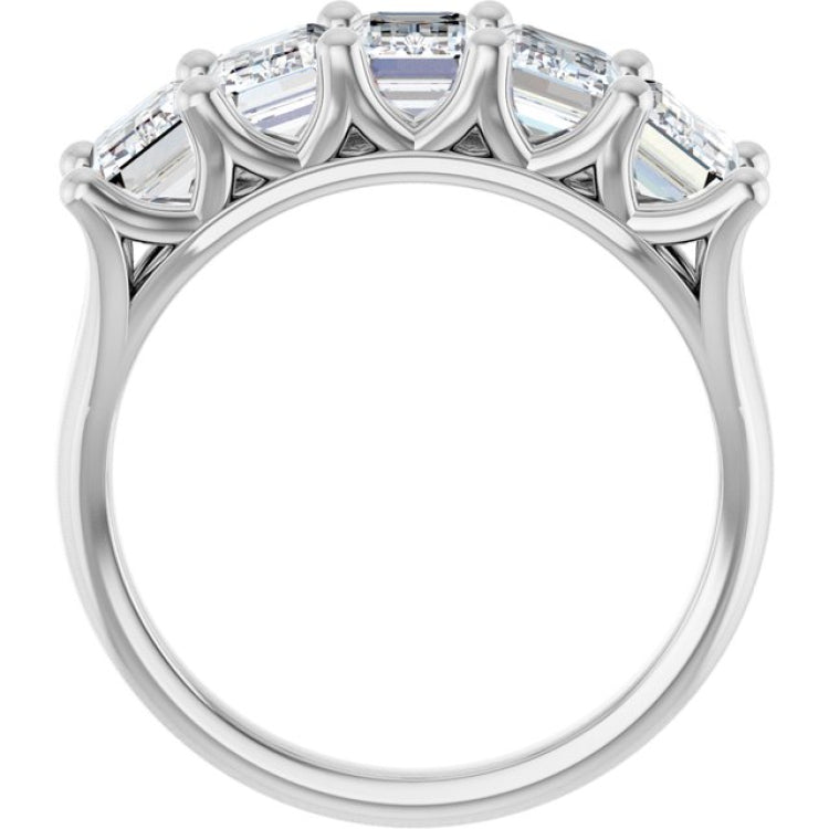 Platinum 3 CTW Natural Diamond Anniversary Band