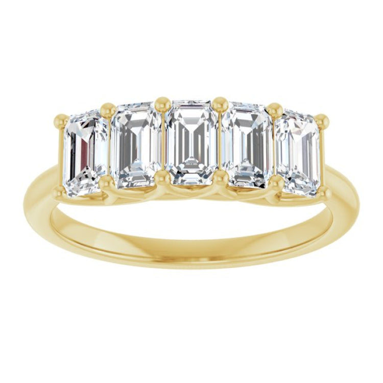 14K Yellow Gold 1 3/4 CTW Natural Diamond Annniversary Band