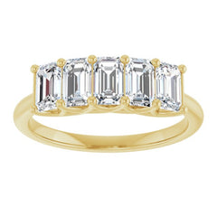 14K Yellow Gold 1 3/4 CTW Natural Diamond Annniversary Band