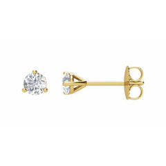 14K Yellow Gold 1/3 CTW Natural Diamond Stud Earrings