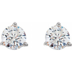 14K White Gold 1/4 CTW Natural Diamond Stud Earrings