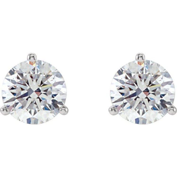 14K White Gold 1/3 CTW Natural Diamond Stud Earrings