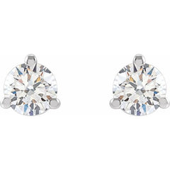14K White Gold 1/3 CTW Lab-Grown Diamond Stud Earrings