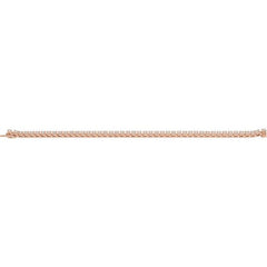 14K Rose Gold 5 CTW Natural Diamond Line 7 1/4" Bracelet