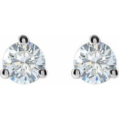 14K White Gold 1/4  CTW Lab-Grown Diamond Stud Earrings