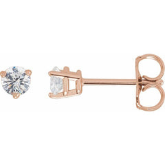 14K Rose Gold 1/3 CTW Natural Diamond Earrings
