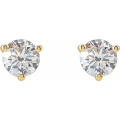 14K Yellow Gold 1/3 CTW Natural Diamond Earrings