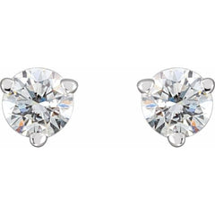 Platinum 1/3 CTW Natural Diamond Earrings