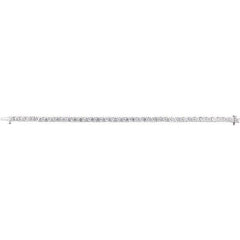 14K White Gold 10 CTW Lab-Grown Diamond Line 7" Bracelet
