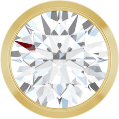 14K Yellow Gold 3/4 CT Natural Diamond Slide Pendant