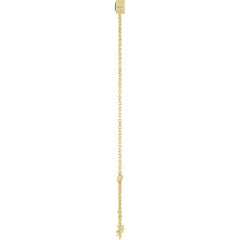 14K Yellow Gold Lab-Grown Emerald 6 1/2-7 1/2" Bracelet